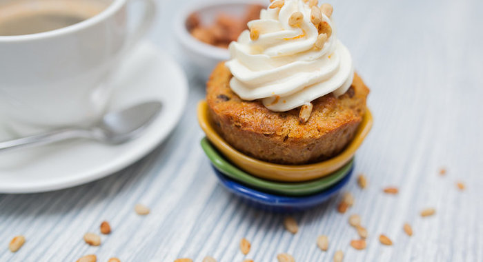 Тыквенный кекс со сливочным кремом