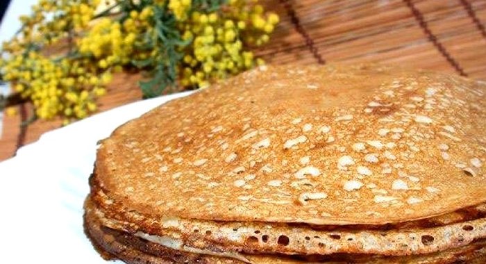 Тонкие воздушные блинчики на кефире