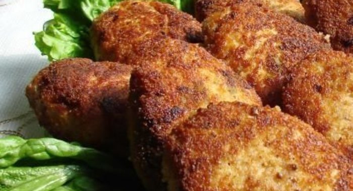 Куриные котлеты с грибами