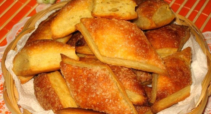 Сахарное творожное печенье