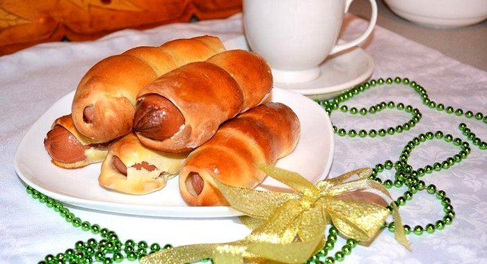 Сосиска в тесте быстро