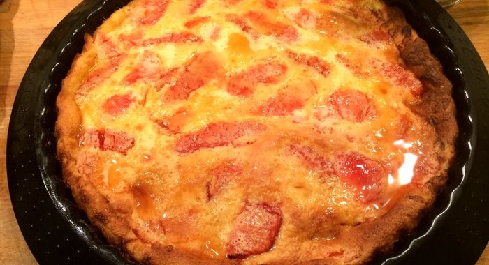 Клафути с грейпфрутами