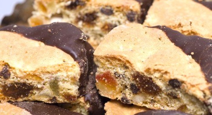 Печенье с вишней и цукатами