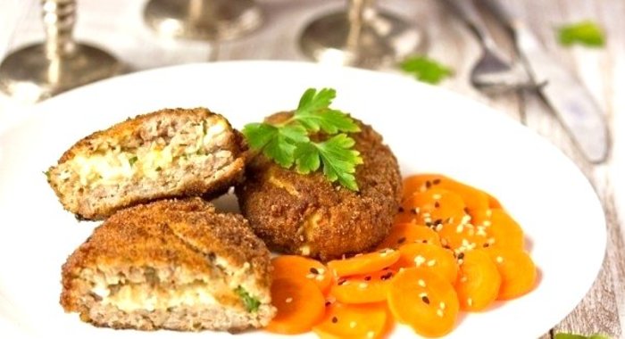 Котлеты из гречки с фаршем