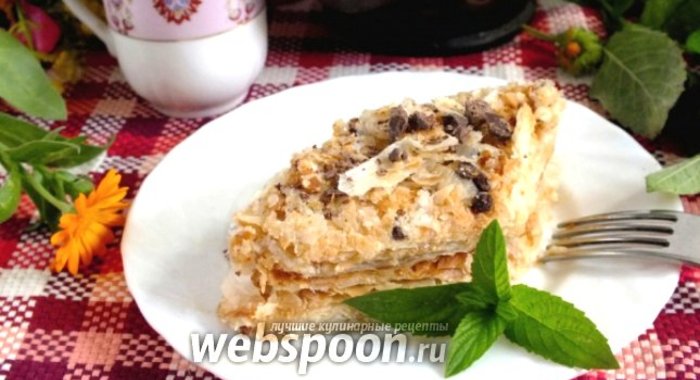 Слоёный торт «Лентяйка»