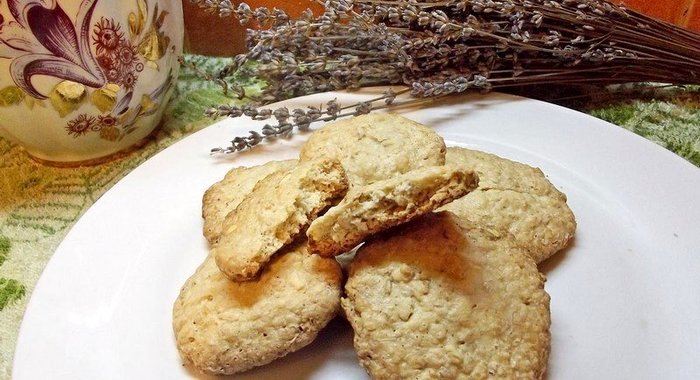 Простое овсяное печенье