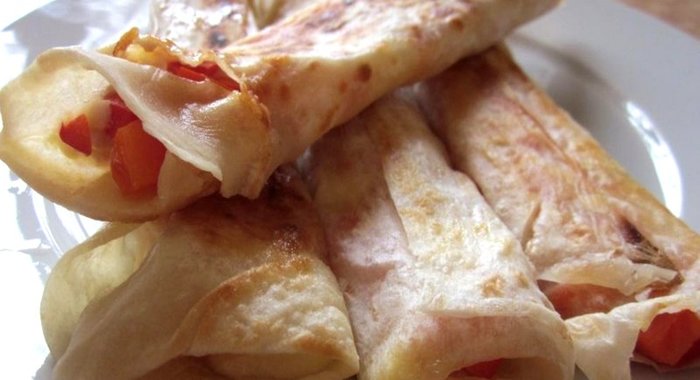 Постные рулеты из лаваша