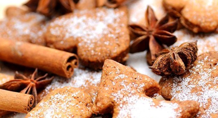 Рождественское имбирное печенье в глазури