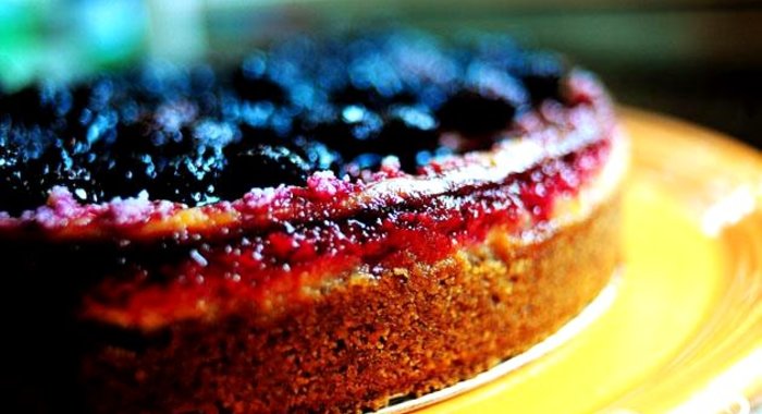 Ежевичный чизкейк