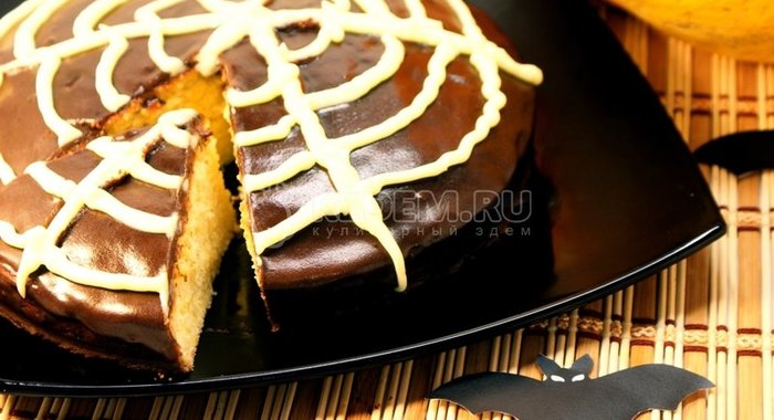 Пирог с тыквой «Хэллоуин»