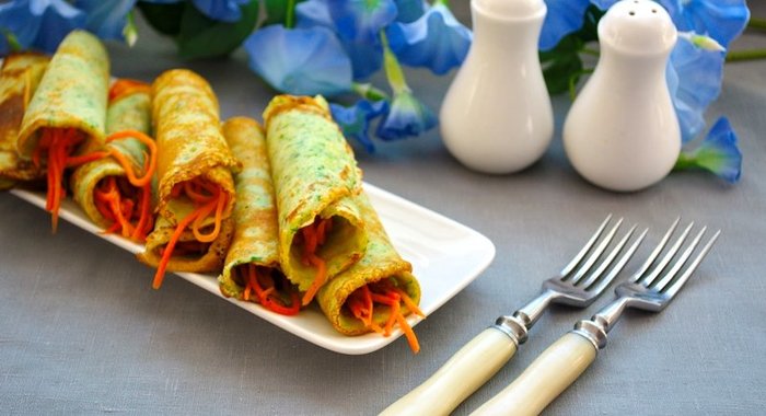 Блинчики соленые