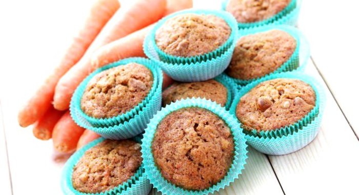 Постные яблочные маффины