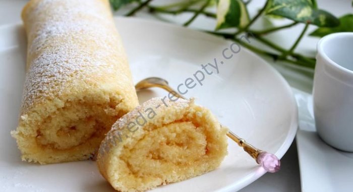 Лимонный рулет