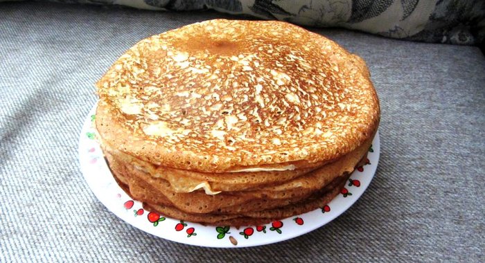 Ажурные сибирские блины