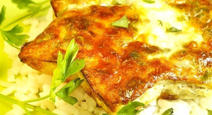 Телятина в омлете