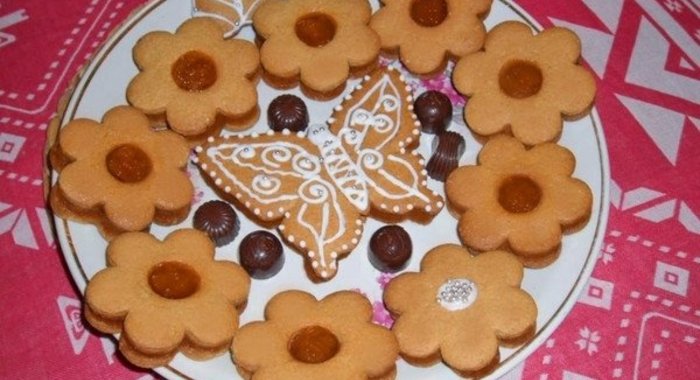 Овсяное печенье «Цветочная поляна»