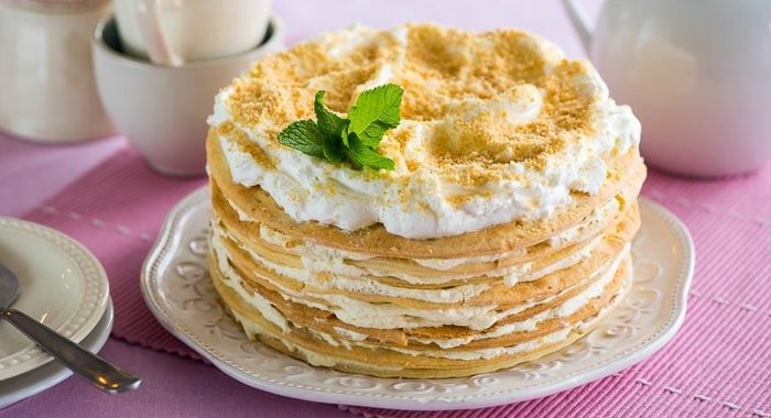 Торт Наполеон классический