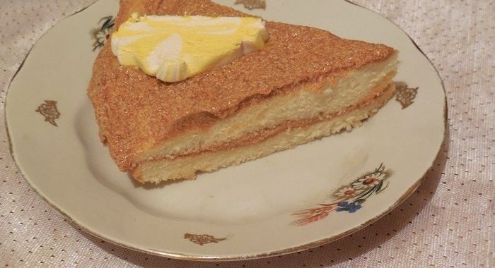 Простой бисквита для торта