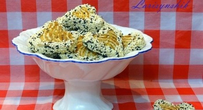 Печенье Нежное из кунжутной муки