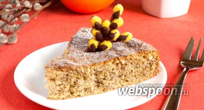 Пирог с кокосовой стружкой