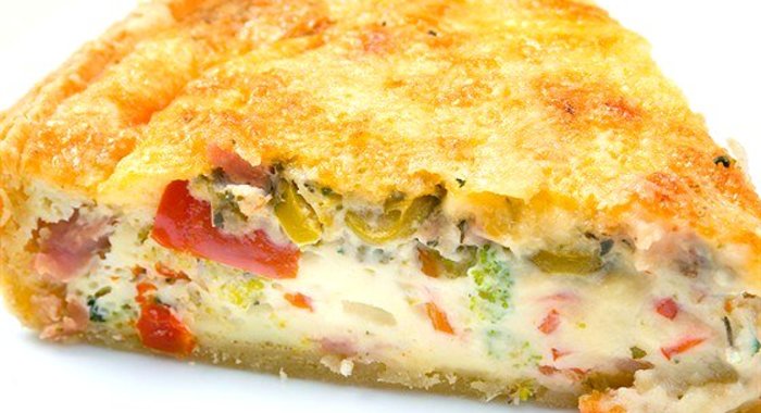 Овощной пирог с пармезаном