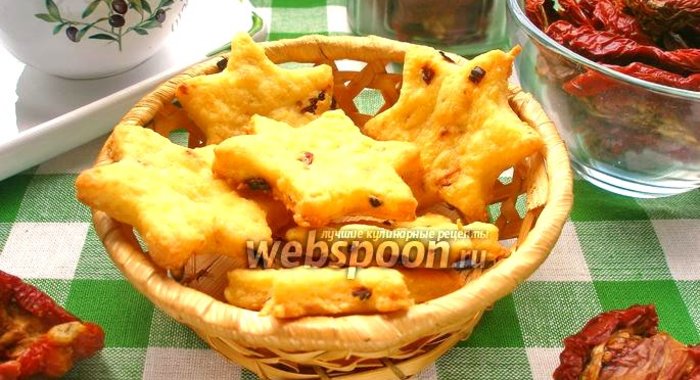 Печенье сырно-томатное