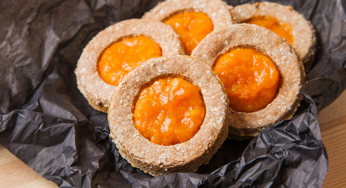 Печенье с курагой