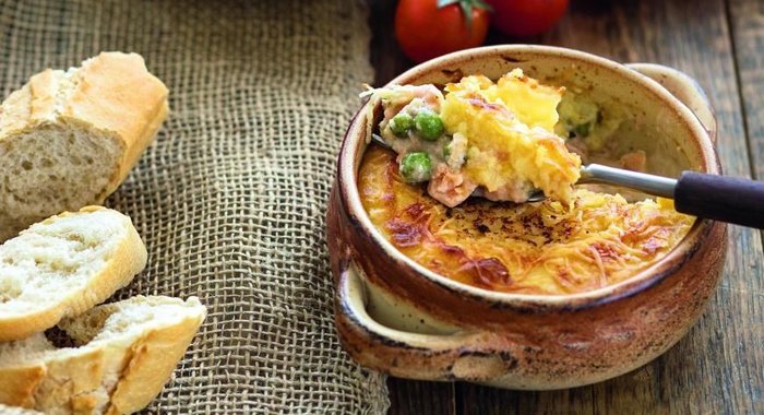 Английский рыбный пирог