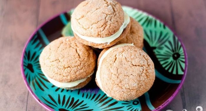 Имбирное печенье с кремом