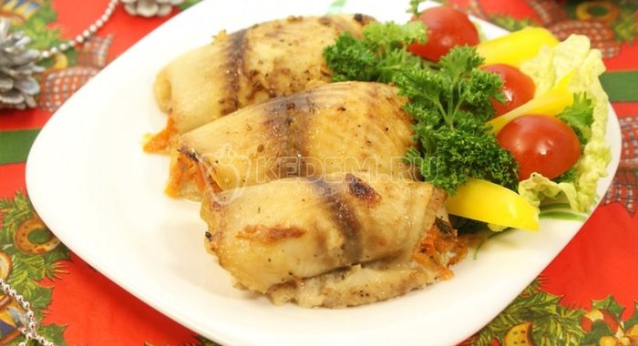 Рыбные рулеты из тилапии