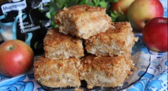 Пряный яблочный пирог