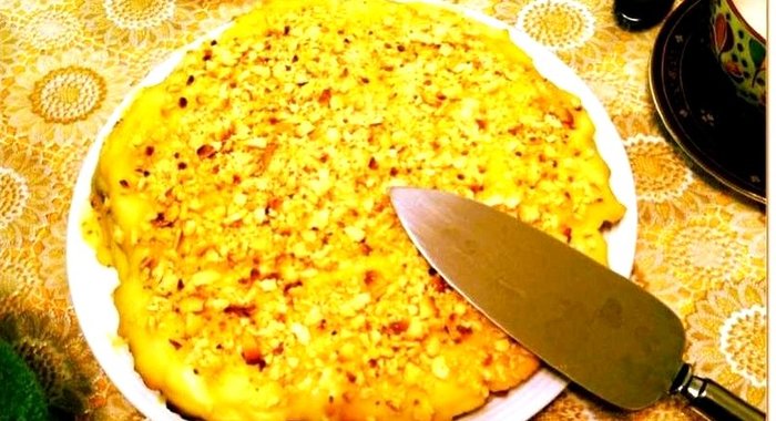 Быстрый торт с заварным кремом