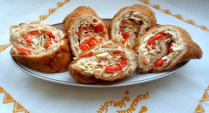 Яичный рулет