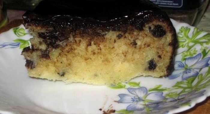 Бисквит на кефире в мультиварке