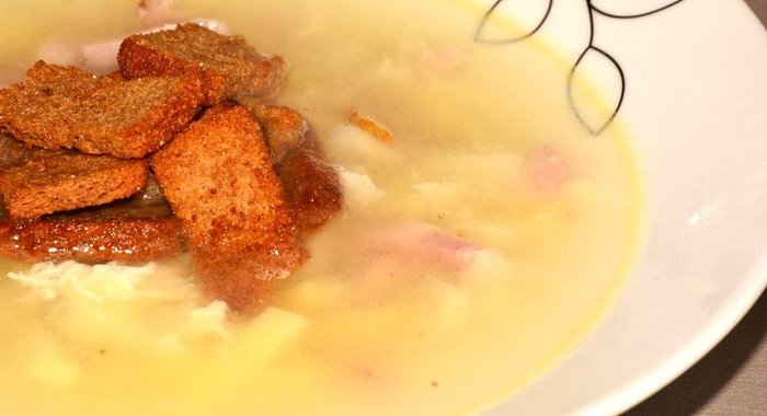 Чешский чесночный суп Чеснечка