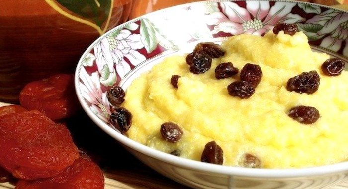 Кукурузная каша в духовке