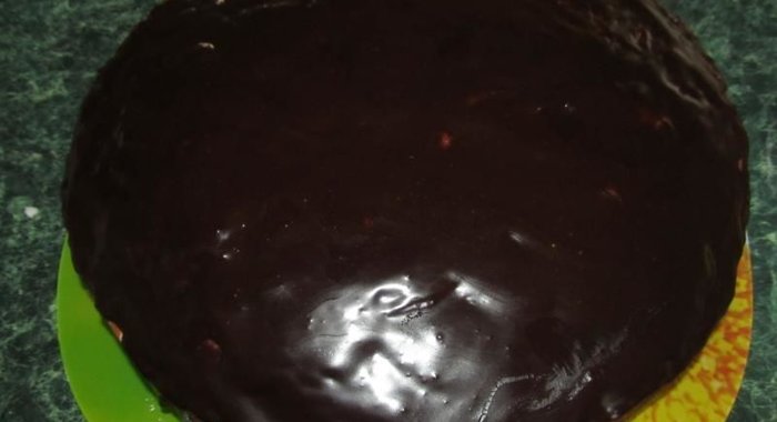 Шоколадный бисквитный торт бисквит