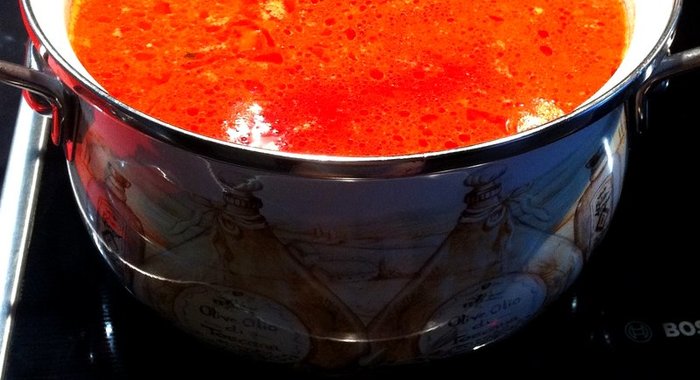 Борщ на говяжьем бульоне