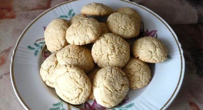 Постное овсяно-кукурузное печенье