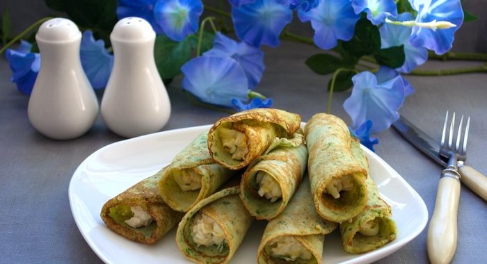 Блинчики с разными начинками