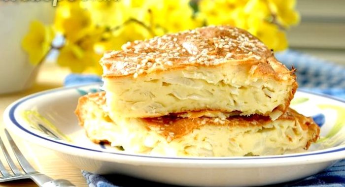 Капустный заливной пирог