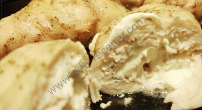 Куриные рулетики с фетой и балыком