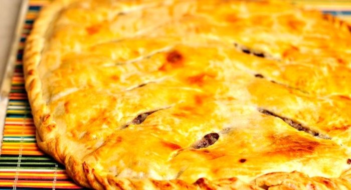 Мясной пирог с картофелем