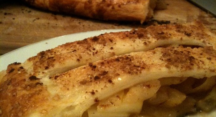 Яблочный штрудель с миндалем