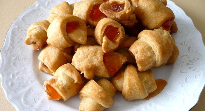 Постное печенье с мармеладом