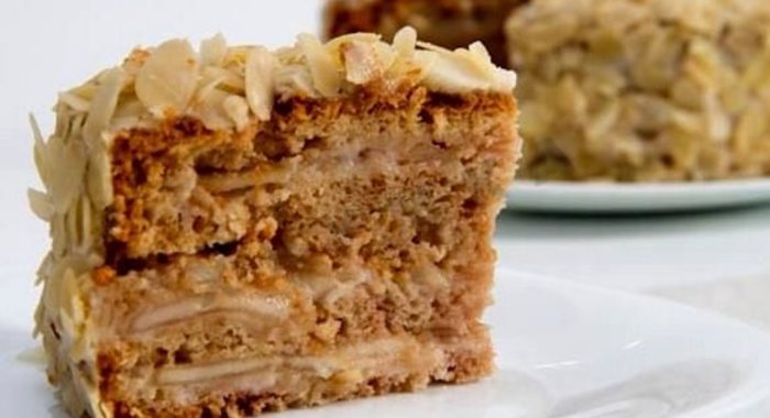 Постный торт наполеон