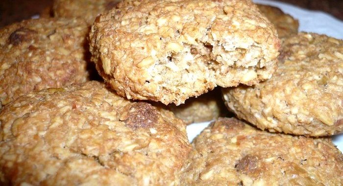 Овсяное печенье на яблочном пюре