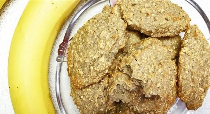 Овсяное печенье с бананом