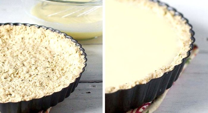 Йогуртово-лимонный тарт с розмарином