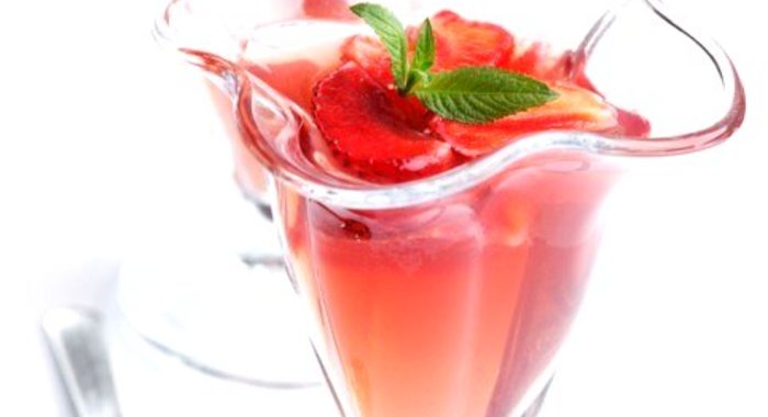 Желе из шампанского